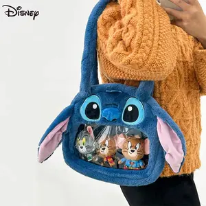 Disney Stitch “Fun Display” Collector's Carry-All Backpack – Showcase Your Plush & Figures in Style!