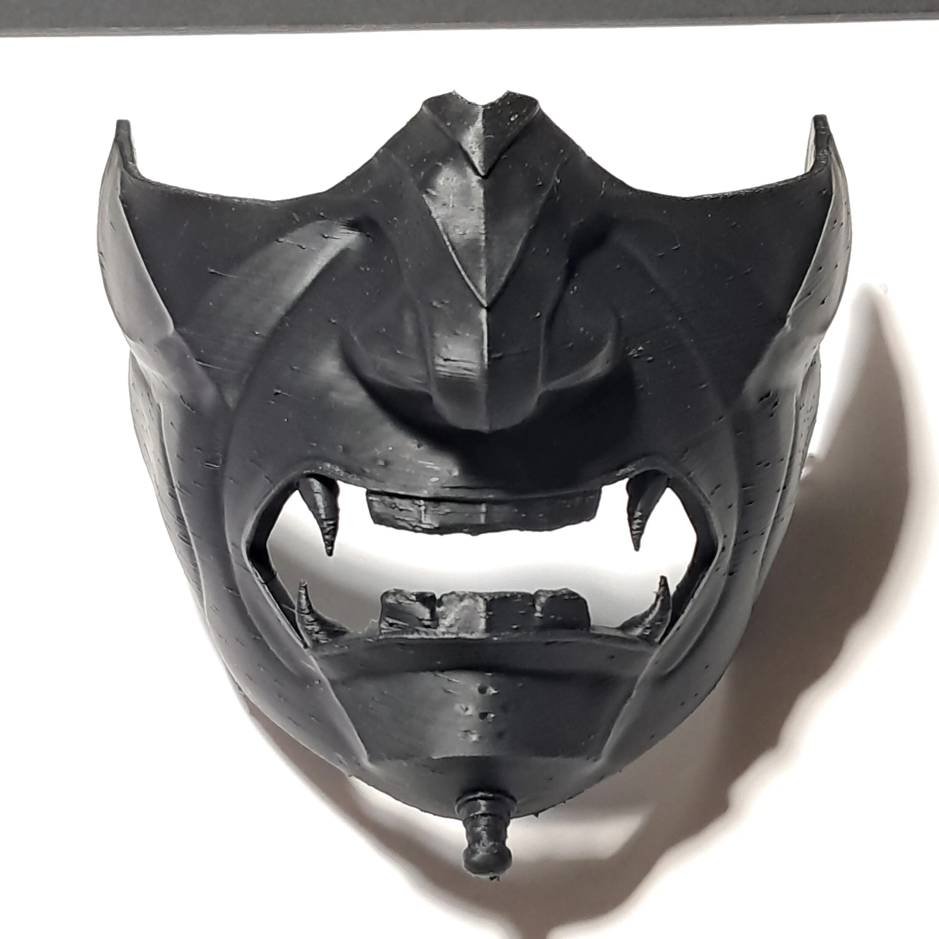 3D Printed Samurai Cosplay Mask - Festive & Party Supplies Accessory for Bonfire, Business, Ceremony Events, 6x6x5 inch Party Masks & Accessories