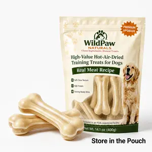 WildPaw 4-Inch Pressed Rawhide Bone Dog Chews, 14.1 oz