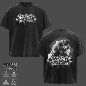 [COLLECTION] Slaughter To Prevail T-Shirt, Alex Terrible Grizzly T-Shirt, Unisex Oversize Heavyweight Cotton Metal Band Tee, Gift for Metal Music Lovers, Gothic Aesthetic Streetwear Top FBX
