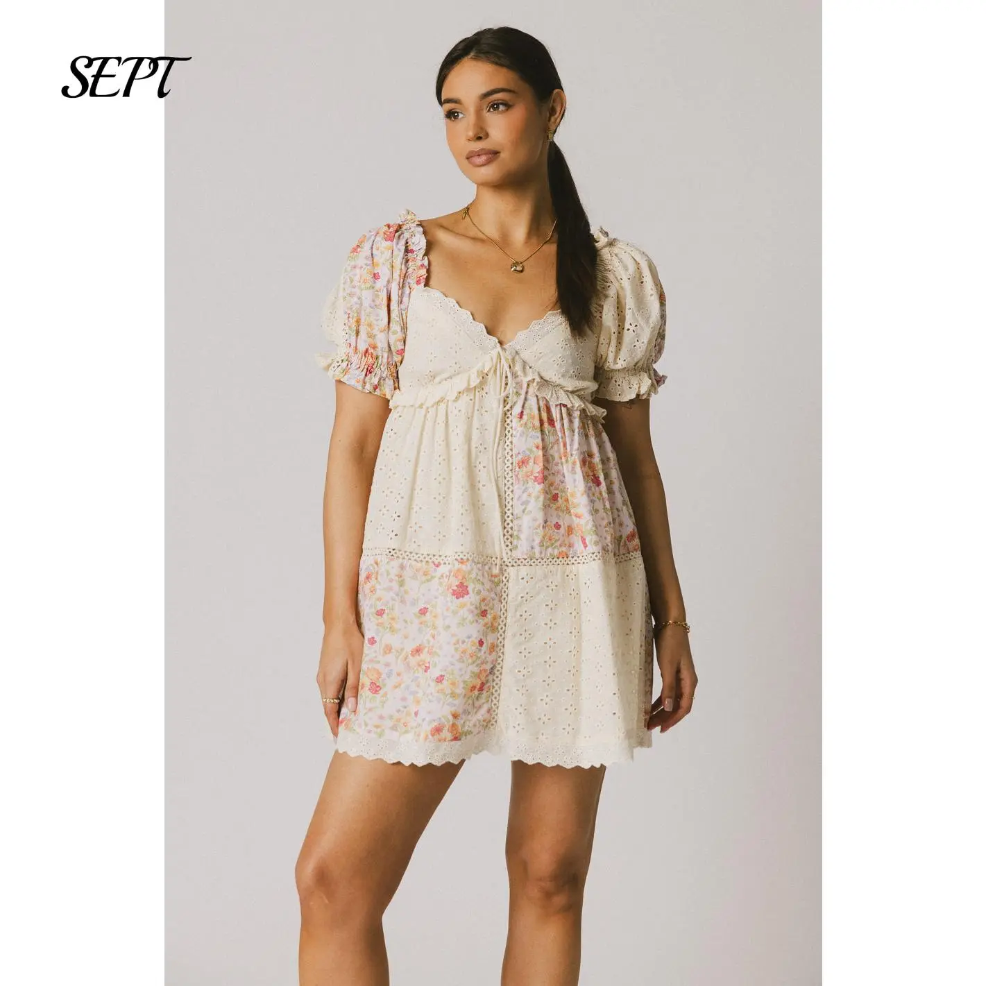 loose flowy mini dress Flowy Loose Summer Dresses Lavender Mini Dress, Viscose Silk Blend, Loose  Fit Beach Dress