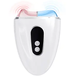 TMJ Relief Products Jaw, TMJ Relief Massager, Vibration and Heating, Ergonomic TMJ Massage Tool, for Jaw & Neck Pain, White Comfort