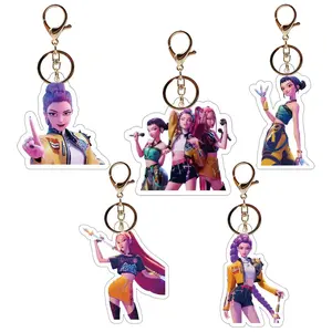 Kpop Anime Acrylic Keychain, Cute Backpack Charm, Keychain For Bags, Perfect Gift for Friends & Family, Collectible Accessory, 6.5cm Size