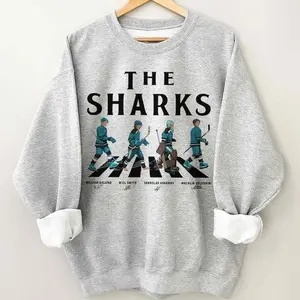 [Sale Up To 30%] + [Free Ship] The San Jose Walking Road Ice Hockey Sweatshirt, Macklin Celebrini Will Smith Gift For Fan Hockey Unisex