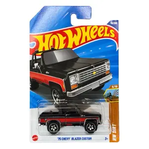 Hot Wheels '75 Chevy Blazer Custom Black Red Mainline 5/10 Diecast Car