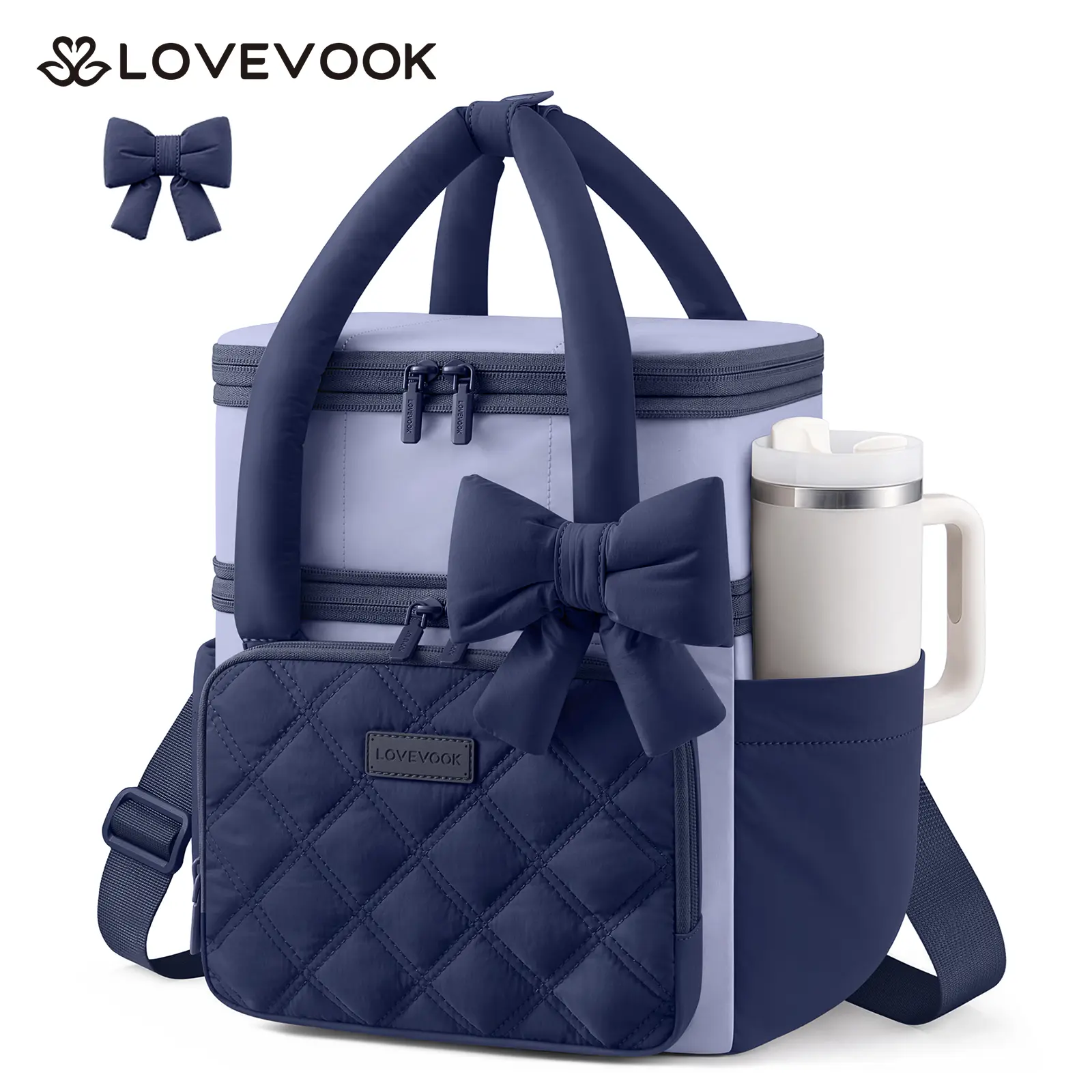 Dark Blue with Light Blue