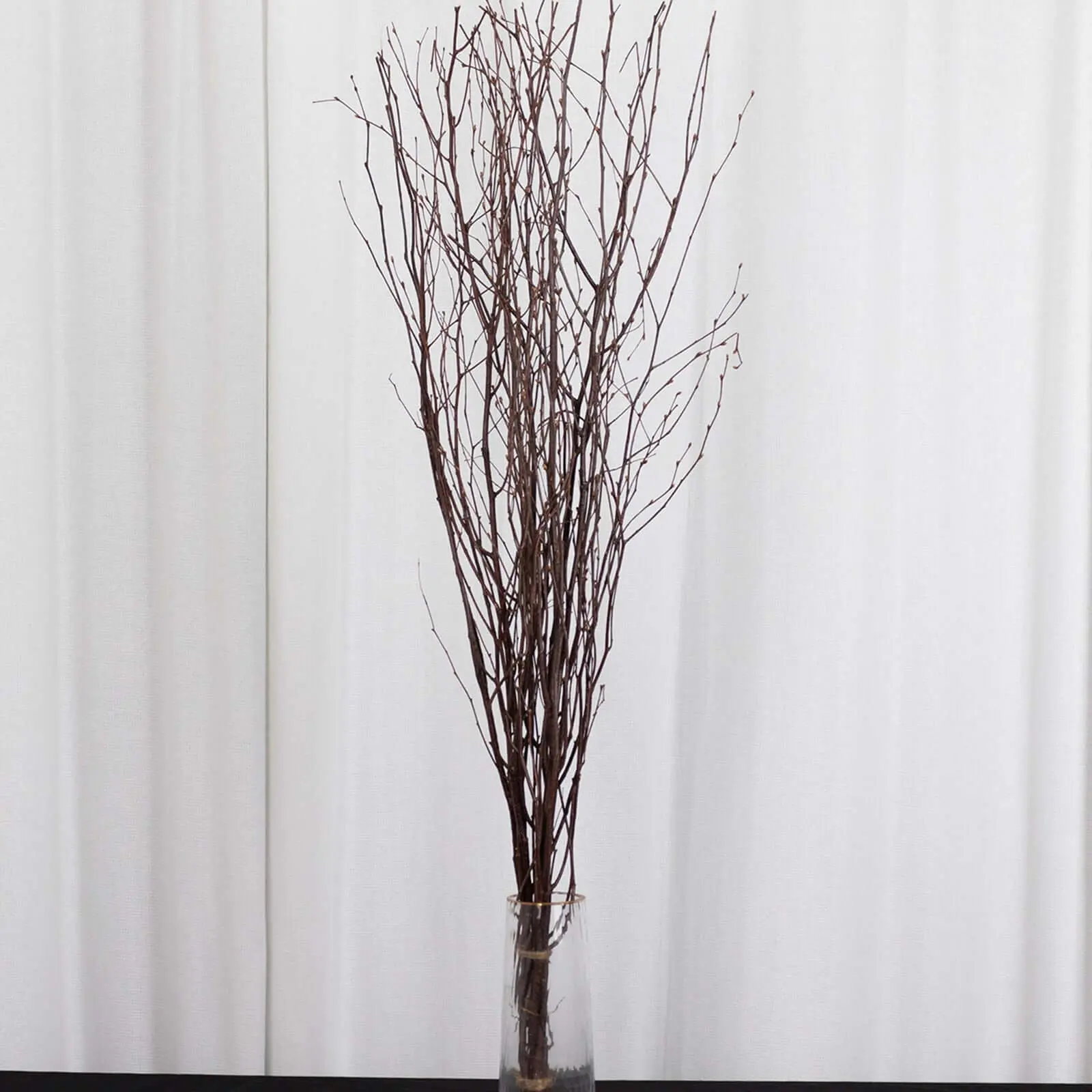 6-Pack 46" Natural Birch Tree Branches - Versatile Extra Long Dried Willow Twigs Sticks, Vase Fillers for Centerpiece Wedding Home Decor