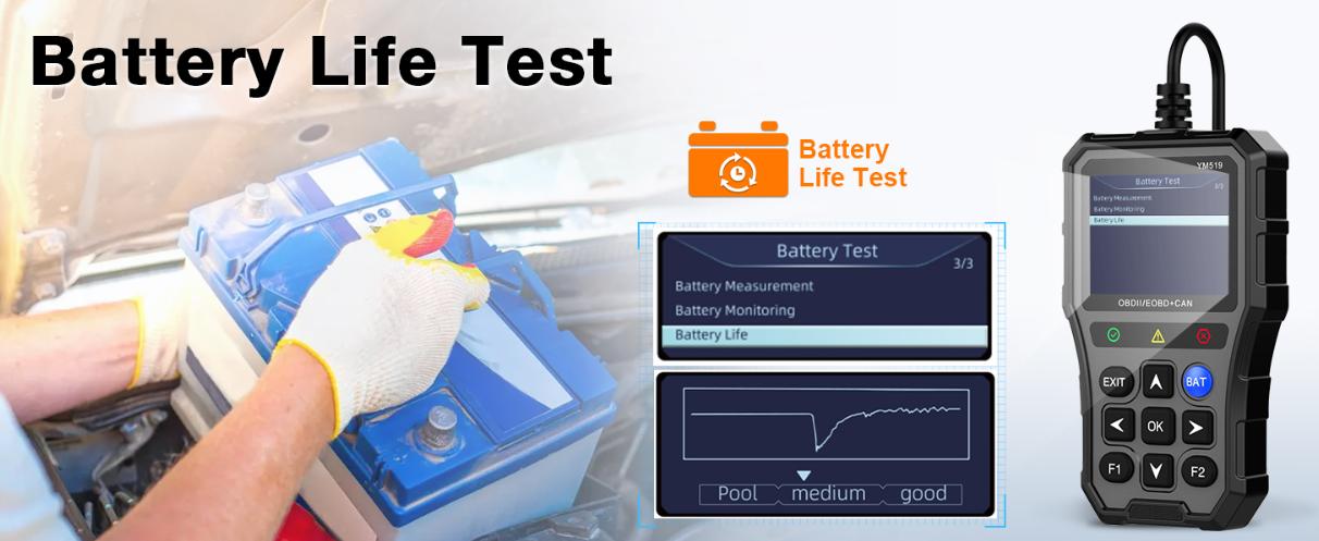 OBD2 Scanner & Battery Tester – Color Screen Code Reader for All OBD II Cars (1996 & Newer) OBD2 Scanner & Battery Tester – Color Screen Code Reader for All OBD II Cars (1996 & Newer)