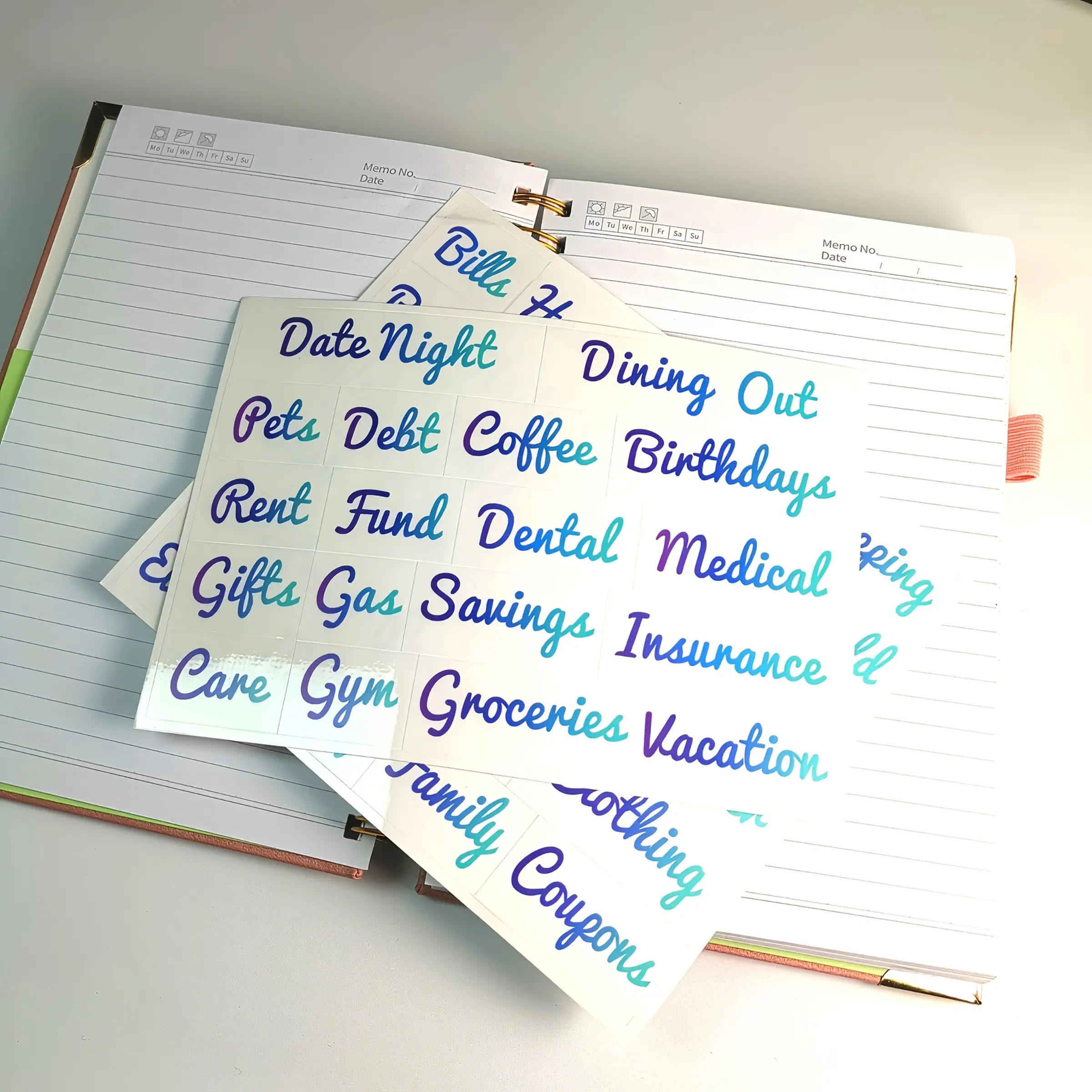 41-Piece Budget Binder & Cash Envelope Label Stickers, Money Envelope Labels for Finance Budgeting, Weekly Budget Planner Stickers, Wallet & Planner Organize Organization, Organizing Needs, Self Adhesive Labels