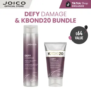 Joico Defy Damage & KBOND20 Bundle - Protective Shampoo (10.1oz) & KBOND20 Power Masque (5.1oz) for Intense Bond Repair & Hair Strengthening