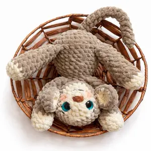 Handmade Crochet Chico Monkey – Soft Plush Decorative Keepsake Amigurumi