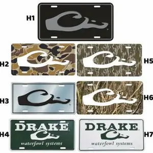 Drake Waterfowl Camo License Plate, Farm Life, Hunting Life, Collection License Plate