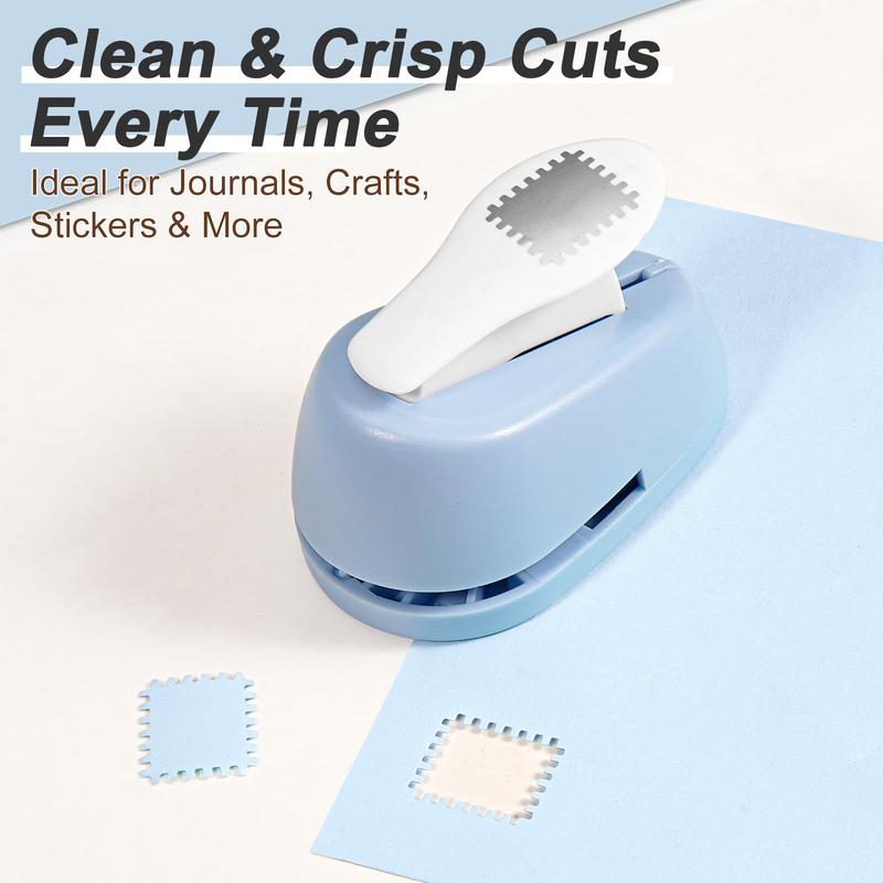 Stamp Puncher, Rectangular Postage Stamp Puncher, Stamp Hole Puncher for DIY Crafting Scrapbooking DIY Card Making Arts Crafts Supplies