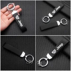 Car Keychain Intelligent Key Lanyard Printed Keyring Suitable for Jeep Car Models, Durable & Stylish Accessory for Everyday Use
