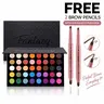 Changeable Fantasy Pro 40-Color Pigment-Rich Eyeshadow Set - Colorful Makeup Palette Set, Matte/Metallic/Shimmer Finishes, Natural & Charcoal Smooth Powder, Long-Lasting, Blendable, Travel-Size, Smokey Eye Makeup, Swatches Included, Beauty Gift Kit