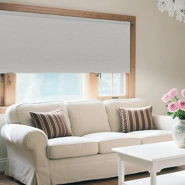 Cordless Honeycomb Blackout Curtain Blinds - Curtains for Bedroom, Adjustable Blinds, High-Quality Spunlace Fabric, Wrinkle-Resistant, Durable, Top-Down Bottom-Up Control, Glide-Smooth Lift, Multi-Size, No-Drill No-Tools Easy Window Installation