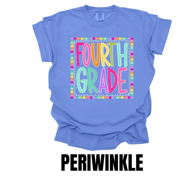 Comfort Colors Colorful grade level Graphic T-Shirt