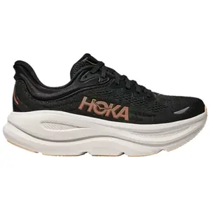 Hoka One One Bondi 9 Black Rose Gold 1162012-BRGL Women's Fashion Shoes New