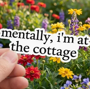 I'm At The Cottage Sticker, Heated Rivalry Sticker, Hockey Movie Fan Gift, Laptop Water Bottle Decal