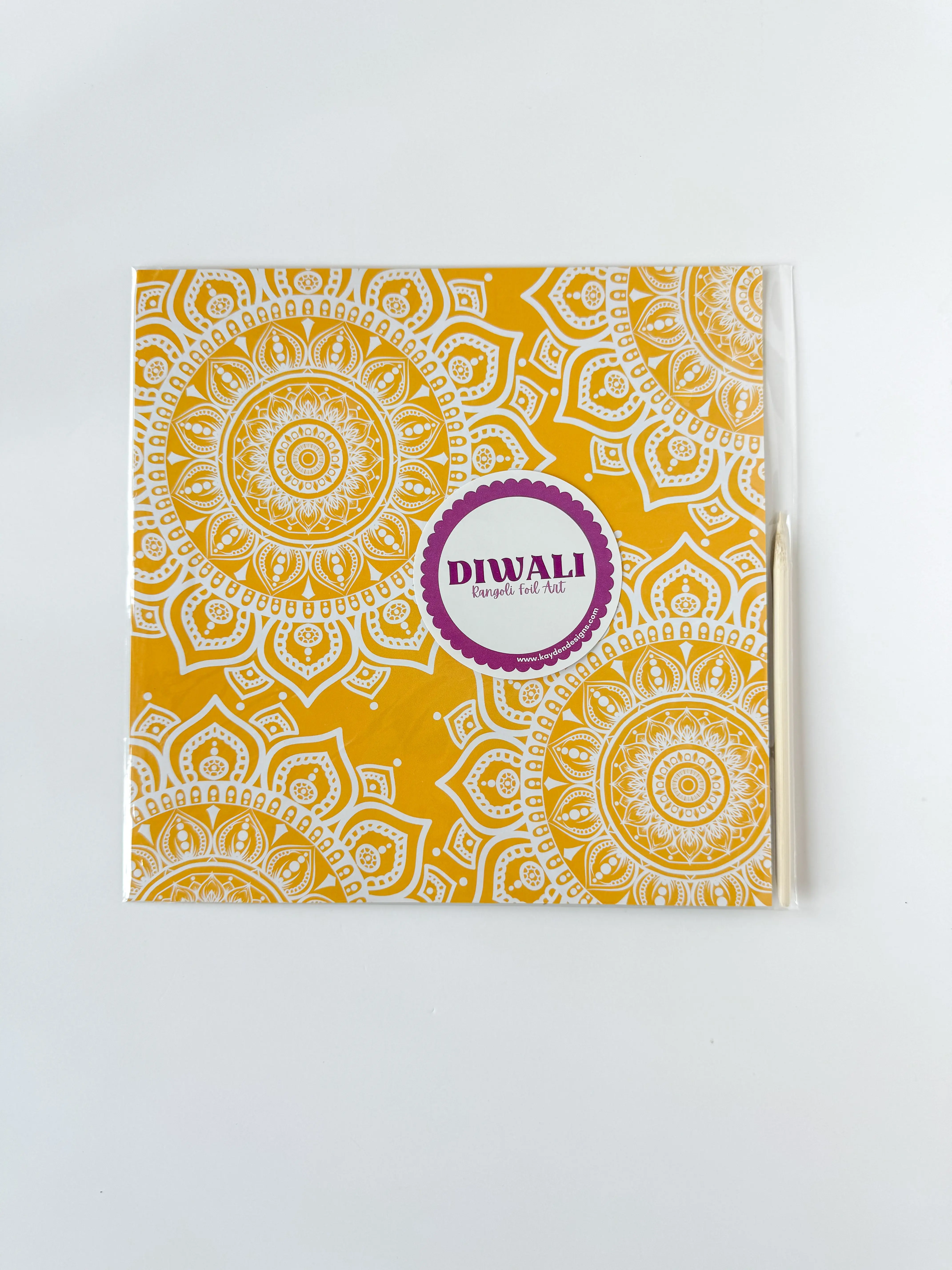 Single Packet - Diwali Rangoli Foil Art