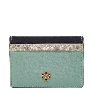 Pre-owned Tory Burch Calfskin Small Leather Goods Leather Card Case