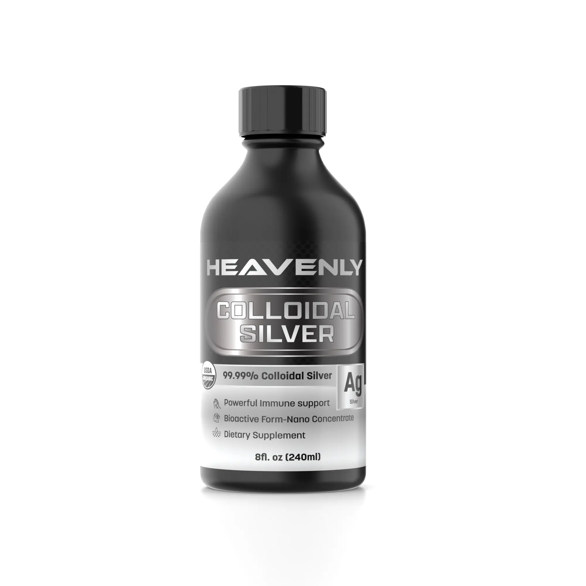 Heavenly Silver | Ultra-Pure Colloidal Silver Solution Household