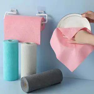 Reusable Cleaning Wipes Roll, 4 Meter Kitchen Towel, Multi-Purpose Dish Cloth, Home Use for Living Room Bedroom Kitchen