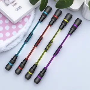 Spinning Anti-Anxiety Pen with Fidget Spinner, Stress Relief Gadgets, Non-Slip Grip for, Multifunctional Ins Style Writing Tool, Random Color