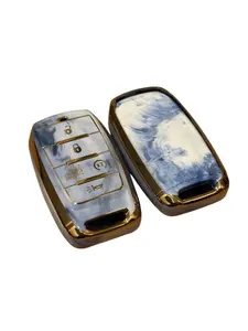 Dodge Key Fob Cover Genuine Key Case Cover Protector Compatible with 2019-2025 Dodge RAM 1500 2500 3500 Key Shell