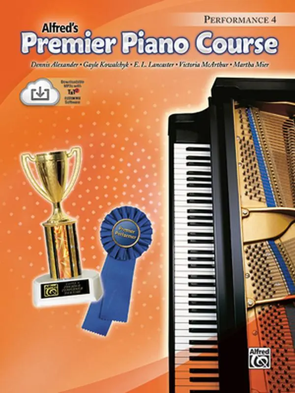 USED Book - Premier Piano Course Performance, Bk 4: Book & Online Audio (Premier Piano Course, Bk 4) by Dennis Alexander (Paperback) - english