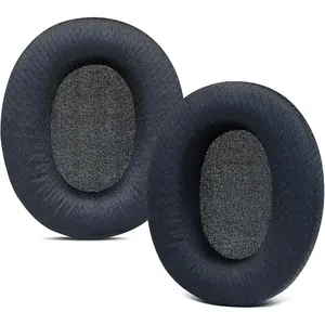 Replacement Earpads for Skullcandy Crusher ANC 2 Over-Ear Noise Canceling Wireless Headphones, Ear Pads Cushions with Noise Isolation Memory Foam(Mesh Fabric,Black) Durable Personalized