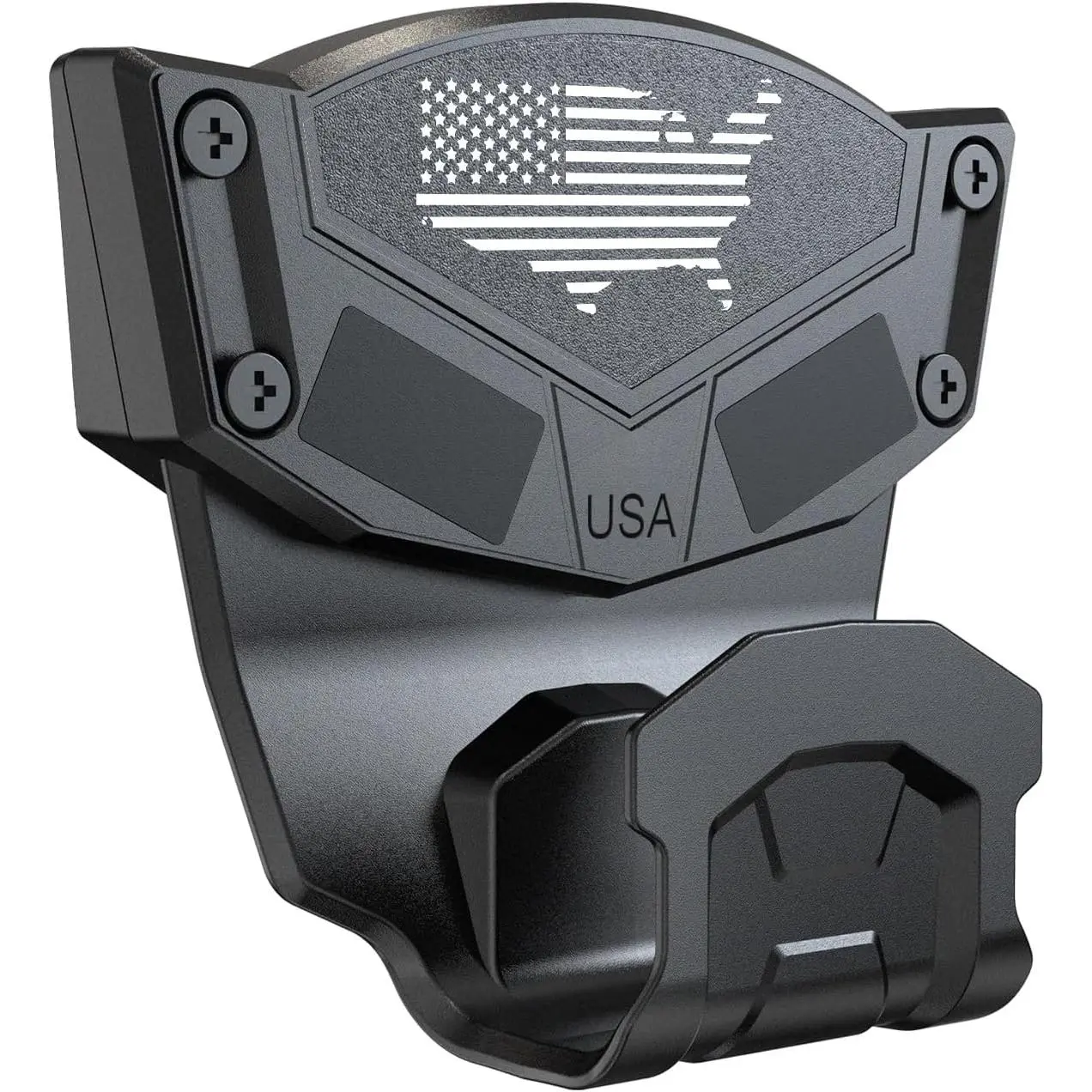 Gun Magnet Mount for Truck Car Vehicle,Magnetic Gun Mount for Pistol Shotgun Revolver with Trigger Guard Protect,Gun Magnet Rate Max 15 LBS Conceal in Desk Safe Wall Easy to Access&Release