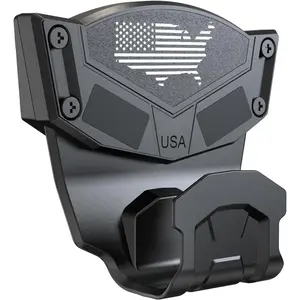 Gun Magnet Mount for Truck Car Vehicle,Magnetic Gun Mount for Pistol Shotgun Revolver with Trigger Guard Protect,Gun Magnet Rate Max 15 LBS Conceal in Desk Safe Wall Easy to Access&Release