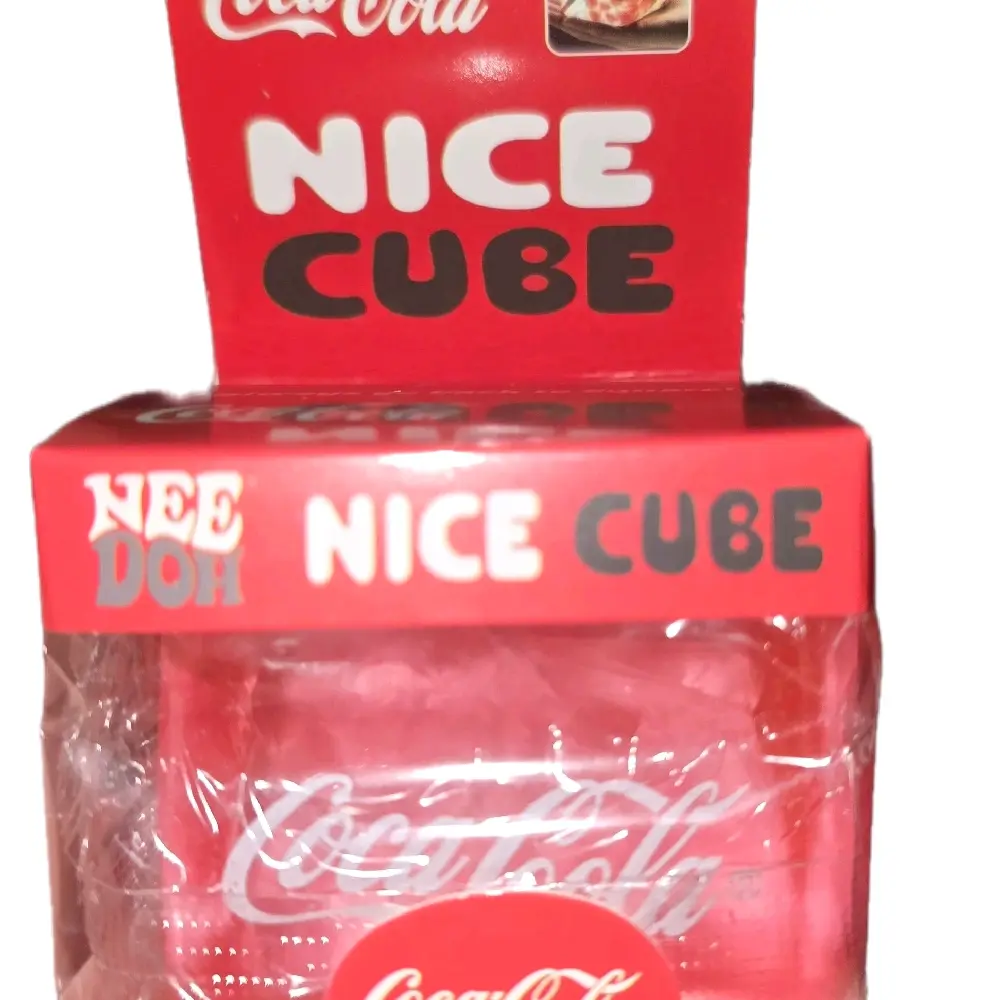 Cola Red Cube Squishy