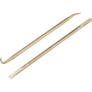 O Ring Tool Set Pick -and Hook, Hand, Useful as Removing Small Fuses, Oil Seal Gaskets, Springs and Wire plugs, Brass for Extended Tool Life