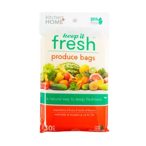 Keep it Fresh Produce Bags - 30 Reusable Fruit Veggie Freshness Green Bags