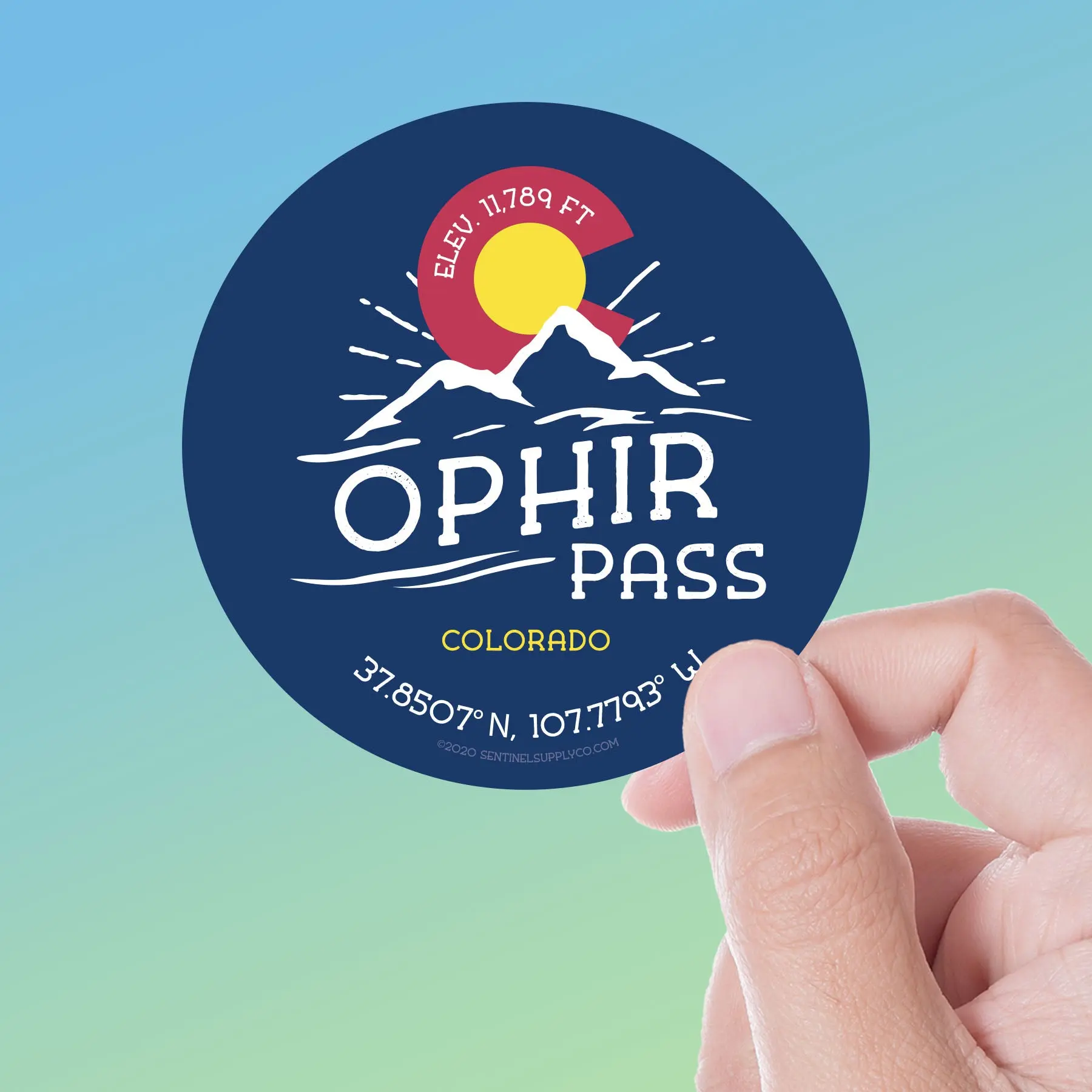 Ophir Pass Colorado Stickers