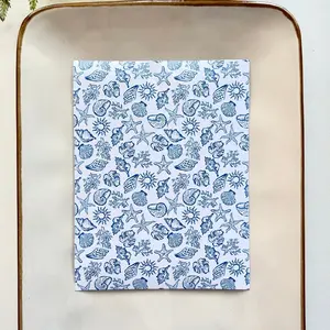 Polymer Clay Transfer Sheet – Water-Soluble, Jewelry Making, Earring Design, Seamless Pattern, Clay Tools - Beachy 1