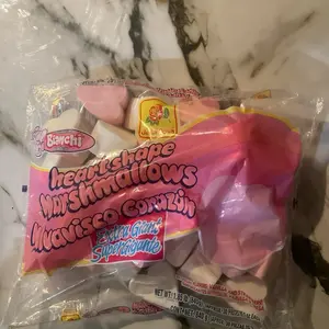 Marshmallow extra giant de la Rosa heart shaped