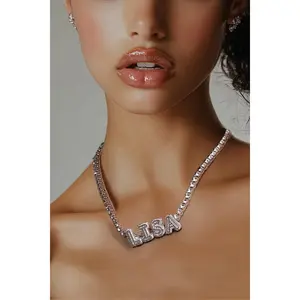 Diamond Effect Custom Necklace