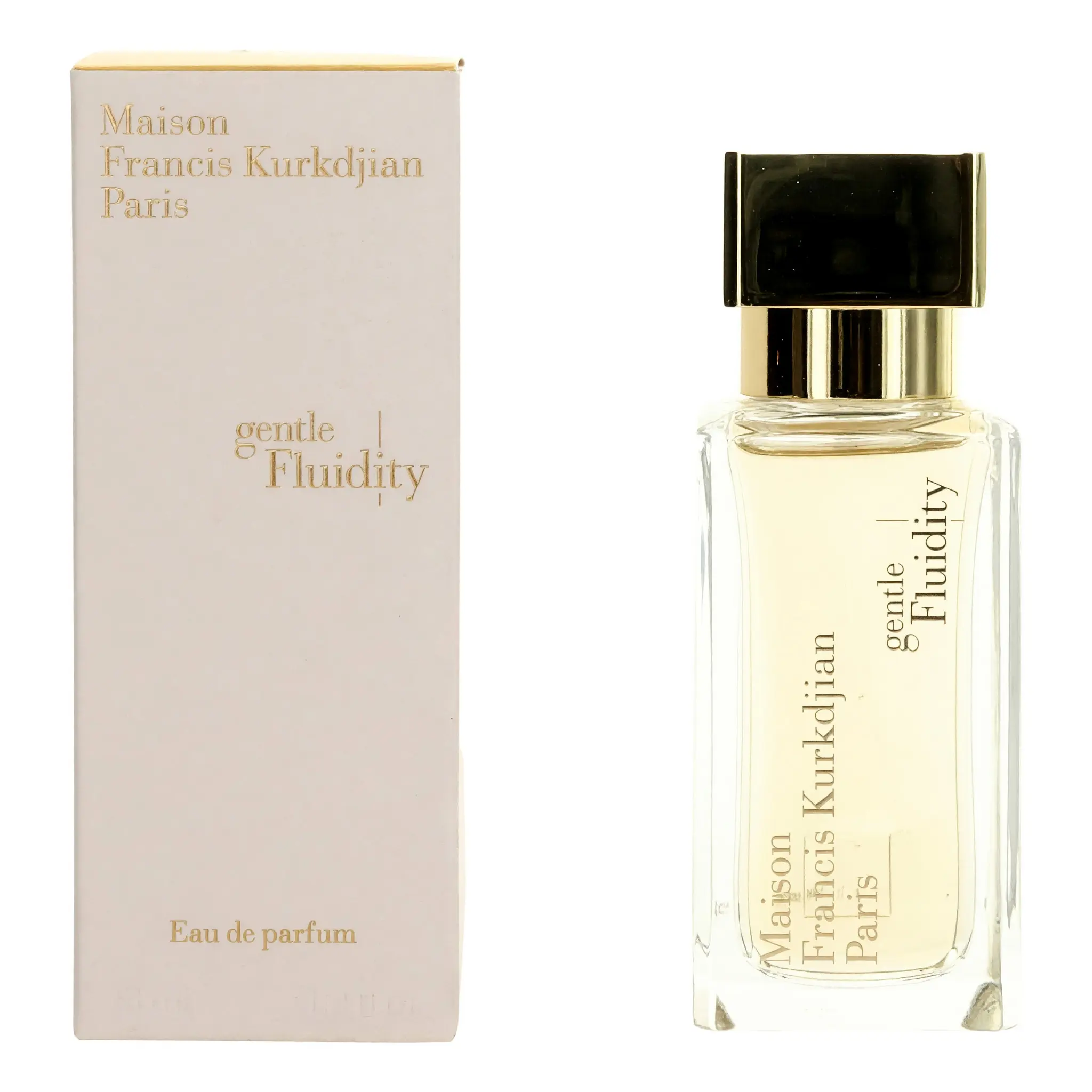 Gentle Fluidity Gold Eau de Parfum Spray for Women, Long-Lasting Vanilla Musk & Amber Woods Scent, 1.2 oz, Linger Trail, 1.2Oz, Edp Spray