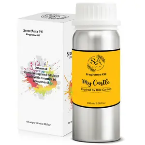 Scent Aura IV My Castle Fragrance Oil Inspired by Ritz Carlton Hotel| Oil Diffuser| Essential Oil 3.38 Fl Oz|100ml