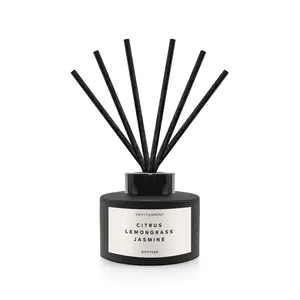 ENVIRONMENT Inspired by 5-Star Hotels WH Reed Diffuser, 200ml Luxury Scented Aromatherapy (Citrus | Lemongrass | Jasmine) Reed Diffusers for Home, Diffusing Oil Fragrance, Home Fragrance Products