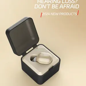 A SET ONE OTC Hearing Aids for Adults - Discreet In-Ear Hearing Amplification, Rechargeable, No Prescription