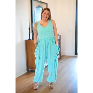 In It For You Washed Knit Jumpsuit