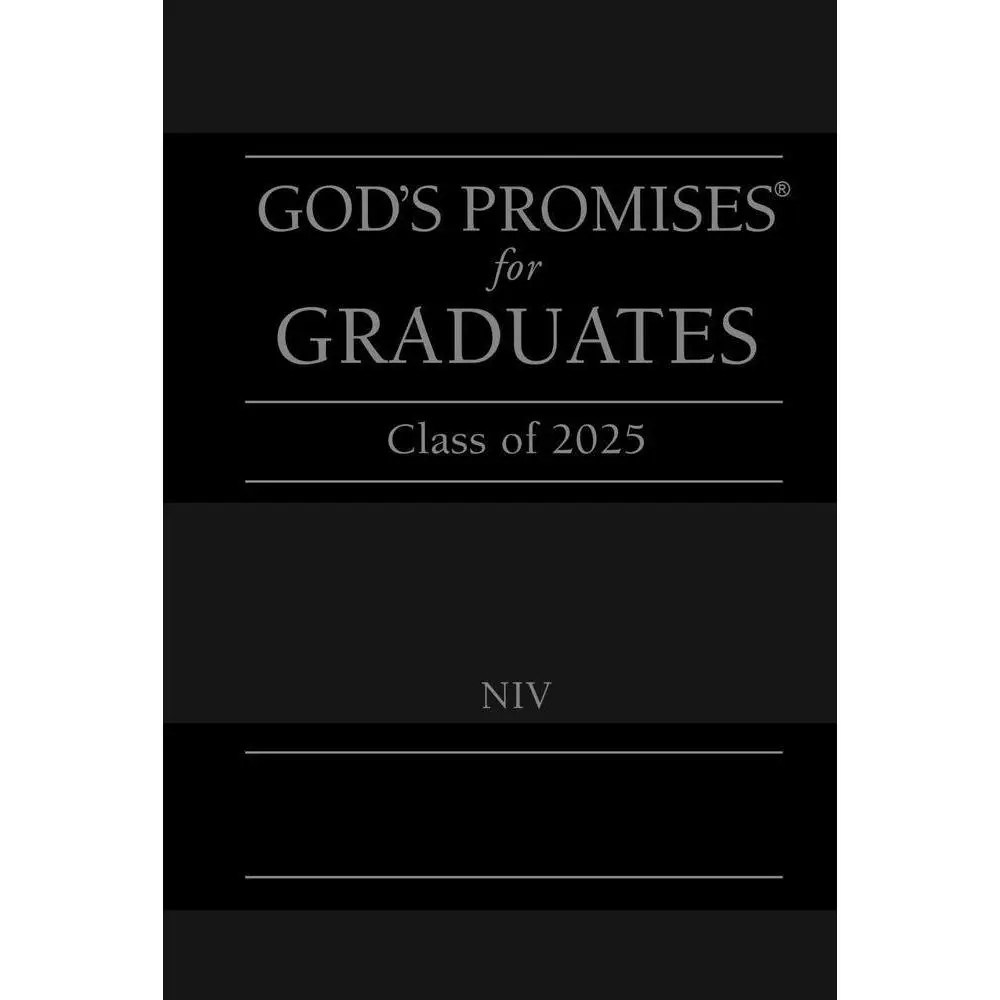 USED-God's Promises for Graduates: Class of 2025 - Black NIV: New International Version - The Perfect Christian Graduation Gifts to Celebrate Your Grad by Countryman, Jack (Hardcover)