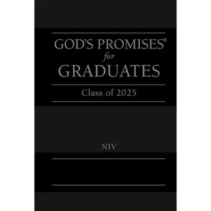USED-God's Promises for Graduates: Class of 2025 - Black NIV: New International Version - The Perfect Christian Graduation Gifts to Celebrate Your Grad by Countryman, Jack (Hardcover)