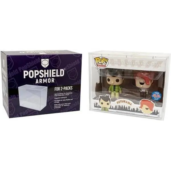 PopShield Armor - Funko POP! Hard Protectors 4 Inch - For 2-Pack figurine/statue Sets- Acrylic (Clear)  [COLLECTIBLES] Vinyl figurine/statue