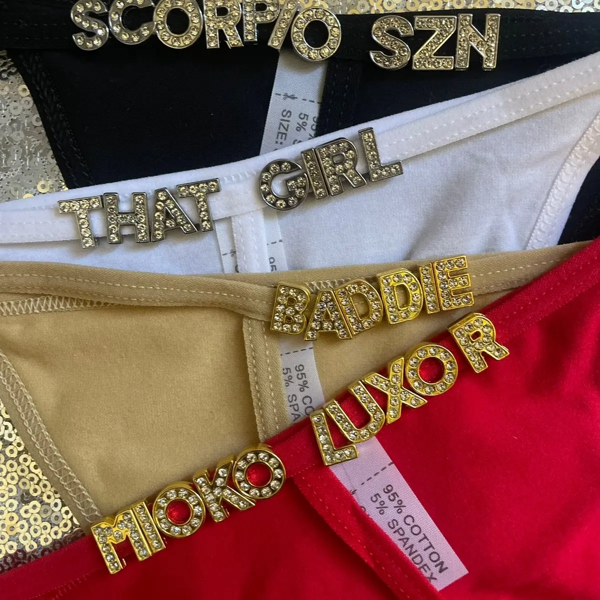 Customize Bling Thongs Customize Bling Thongs