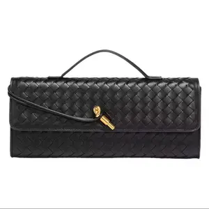 PU woven leather Handbag/Clutch.